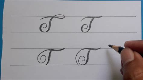 how to write the letter t in cursive and explore its artistic potential