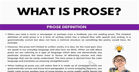 What's a Prose? Delving into the Versatile World of Literary Prose