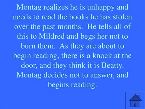 Why Does Montag Want to Read Books: A Delve into the Psychology of a Booklovers' Mind